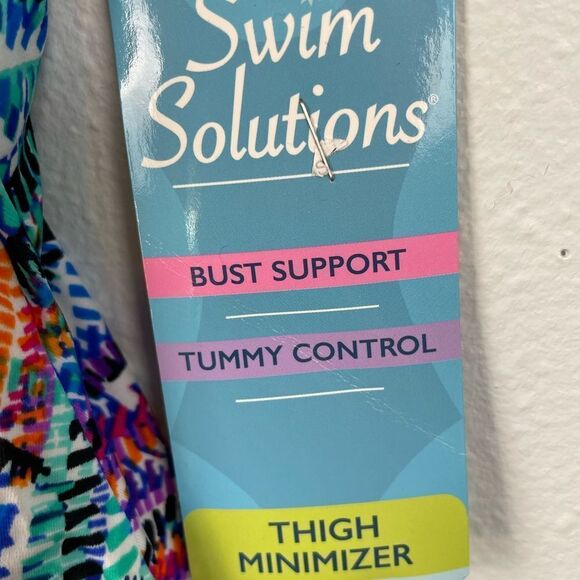 NWT Swim Solutions One Piece Swim Suit Size 8 - Picture 4 of 5